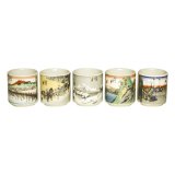 Photo: Shot Glass x5 (Tokaido) Free shipping 