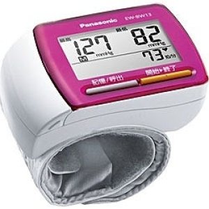 Photo: Panasonic Wrist type blood pressure meter EW-BW13-VP vivid pink