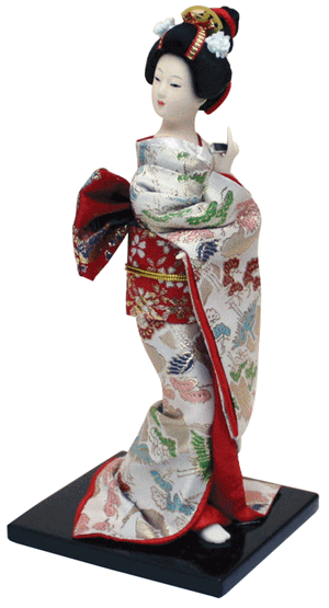 Photo1: Japanese kimono doll NO7 Free shipping  (1)