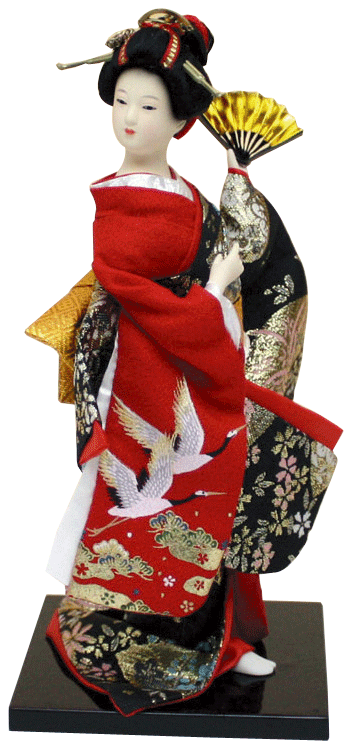 Photo1: Japanese kimono doll NO6 Free shipping  (1)