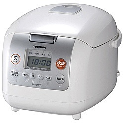 Photo1: TOSHIBA Rice cooker 0.36〜1.8L RC-18MFD-White Free shipping  (1)