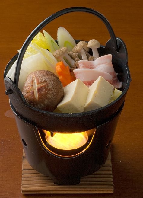Photo: Enjoy one person pot in the professional kaiseki craftsmanship hearth pot 18cm stove fire bowl with a set ( solid fuel use type )